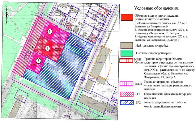 Постановление Правительства Саратовской области от 11.04.2022 N 264-П "Об утверждении зон охраны объекта культурного наследия регионального значения "Здание административное", нач. XX в., расположенного по адресу: Саратовская область, г. Балаково, ул. Заовражная, 13"