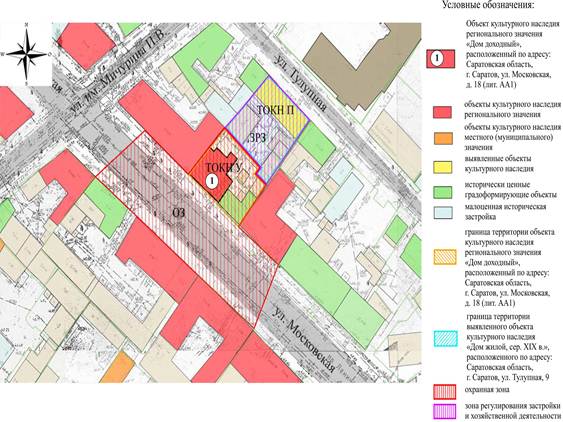 Постановление Правительства Саратовской области от 07.06.2023 N 509-П "Об утверждении зон охраны объекта культурного наследия регионального значения "Дом доходный", первая половина XIХ века, расположенного по адресу: Саратовская область, г. Саратов, ул. Московская, д. 18 (лит. АА1)"