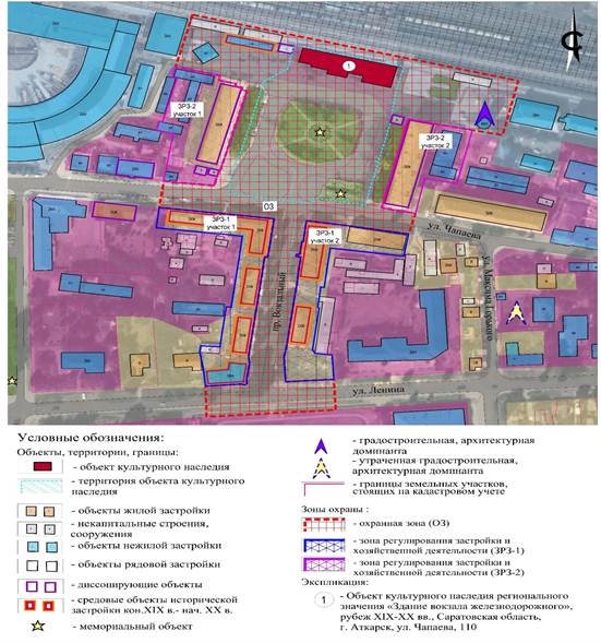 Постановление Правительства Саратовской области от 27.02.2025 N 163-П "Об утверждении зон охраны объекта культурного наследия регионального значения "Здание вокзала железнодорожного", рубеж XIX-ХХ вв., расположенного по адресу: Саратовская область, г. Аткарск, ул. Чапаева, 110"