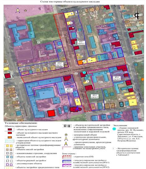 Постановление Правительства Саратовской области от 28.02.2025 N 170-П "Об утверждении зон охраны объекта культурного наследия регионального значения "Здание юнкерской школы, арх. М. Пульман", начало XX века, расположенного по адресу: Саратовская область, г. Хвалынск, ул. Советская, 130 (угол с ул. им. К.С. Петрова-Водкина)"